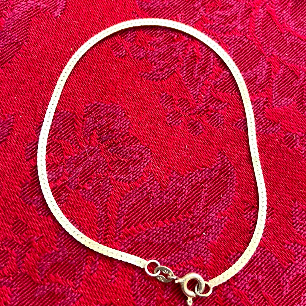 Vintage Sterling Silver 925 Italy Bracelet 6.5” Inch Wrist